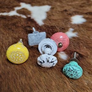 Set of 5 Misc. Drawer Knobs